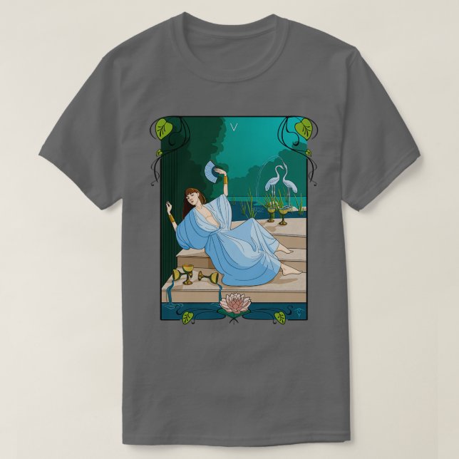 T-shirt Cinq tasses (Design devant)