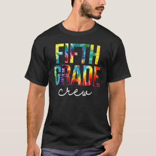 T-shirt Cinqième année équipage Tie Dye Jour d'appréciatio