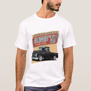 T-shirt Cinquante Black Street Rod Truck