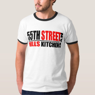 T-shirt cinquante-cinquième Chemise de logo de la cuisine