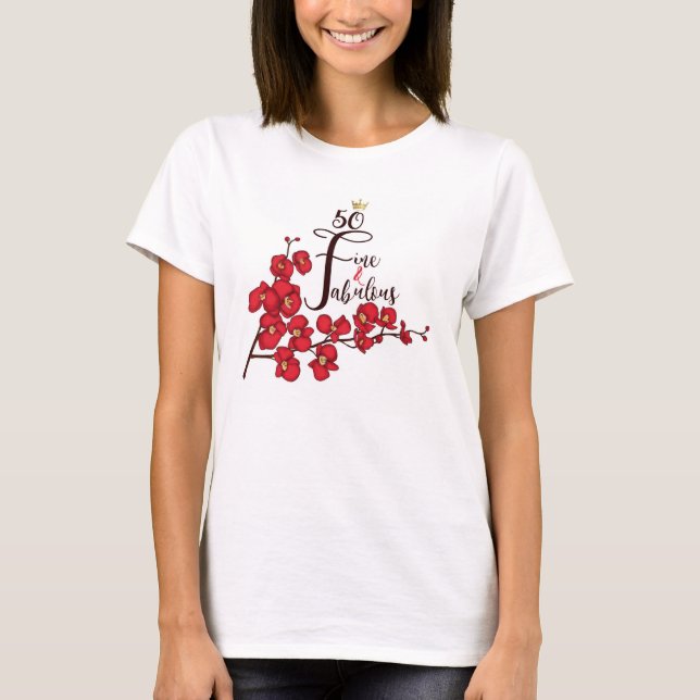 T-shirt Cinquante fines et fabuleuses T Shirt Floral (Devant)