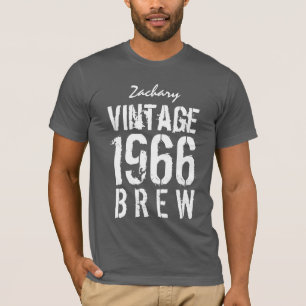 T-shirt cinquantième Anniversaire Brew de cru de 1966 ou