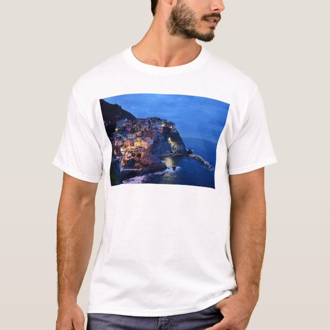 T-shirt Cinque Terre, Italie (Devant)