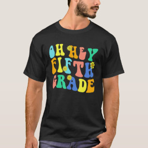 T-shirt Cinquième année de retour à l'école Enseignants En