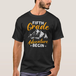T-shirt Cinquième année L'aventure commence Professeurs am