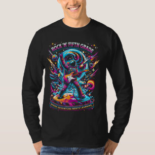 T-shirt Cinquième Année Retour À L'École Astronaute Des Fu
