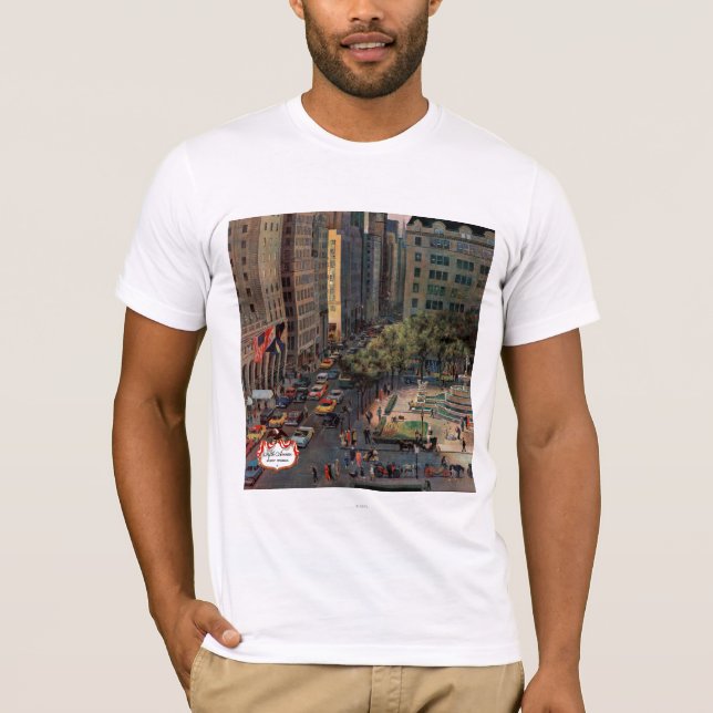 T-shirt Cinquième avenue par John Falter (Devant)