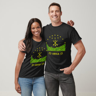 T-shirt Circassien, Drapeau adiga, Adygea, Drapeau Circass