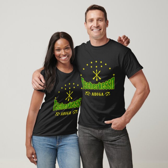 T-shirt Circassien, Drapeau adiga, Adygea, Drapeau Circass (Unisexe)