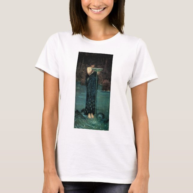 T-shirt Circé jalouse par John William Waterhouse (Devant)