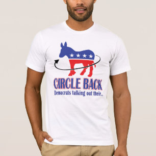T-shirt Circle Back - Démocrates discutant de leur âne
