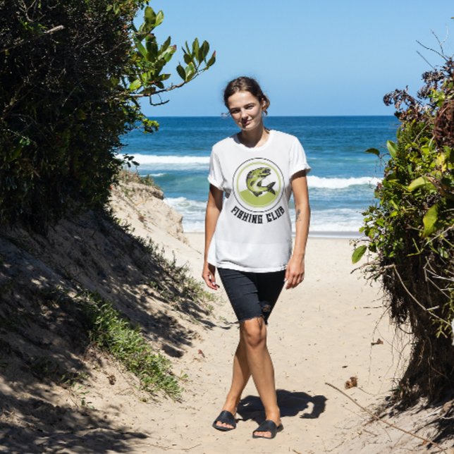 T-shirt Circle Green Fishing Club (Créateur téléchargé)