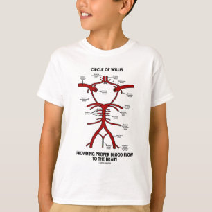 T-shirt Circle Of Willis Providing Proper Blood Flow Brain