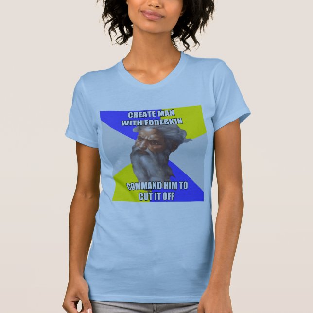 T-shirt Circoncision de Dieu de Troll (Devant)