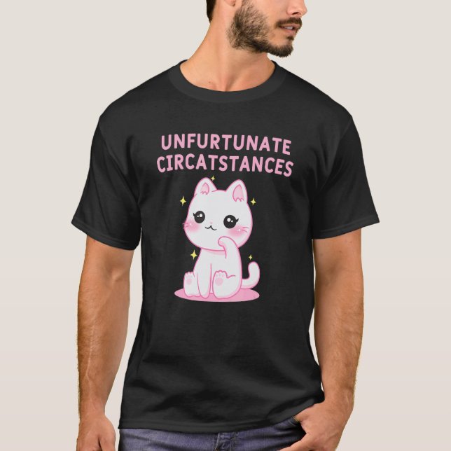 T-shirt Circonstances Malheureuses Citations Amateur de Ch (Devant)