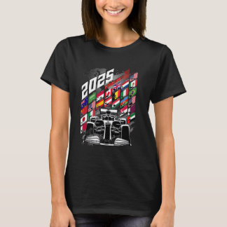 T-shirt Circuit de Formula Racing Horaire 2025 Grand Pr