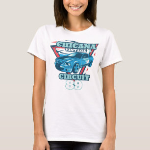 T-shirt circuit de l'équipe de course vintage de chicana