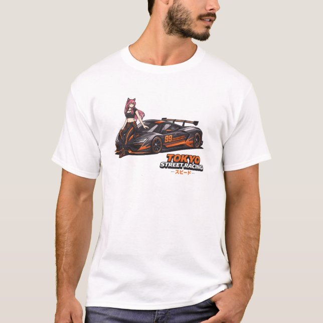 T-shirt Circuit de minuit (Devant)