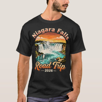 T-shirt Circuit de Niagara Falls 2026 Chute d'eau circulai