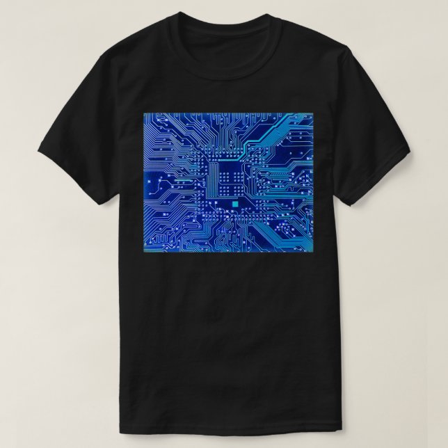 T-shirt Circuit électronique sur circuit imprimé PCB (Design devant)