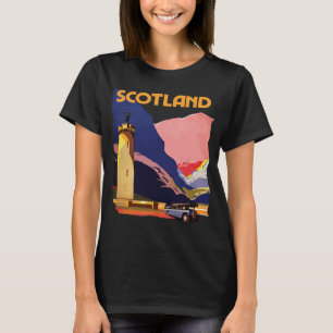 T-shirt Circuit en bus d'Écosse Voyage dans les Highlands