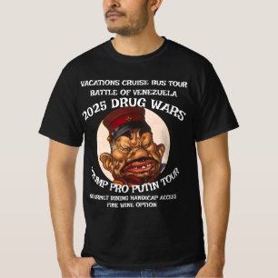 T-shirt Circuit en bus fasciste de HG TRUMP en vacances cr
