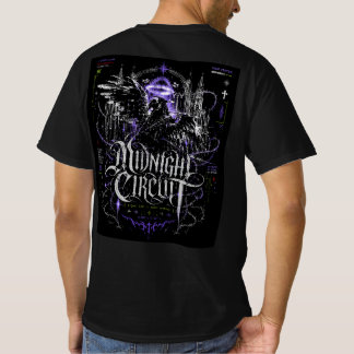 T-shirt Circuit Minuit Gothique Cyberpunk Graphique
