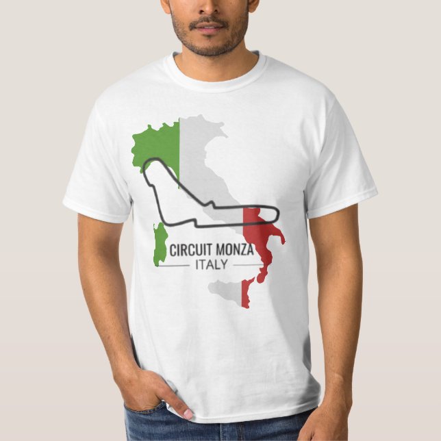 T-shirt Circuit Monza - Italy - For Formula 1 fans (Devant)