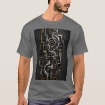 T-Shirt Circuit Nexus Géométrique Design Incroyabl