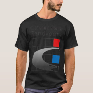 T-shirt circuit parc Zandvoort rétro vintage garçon fille