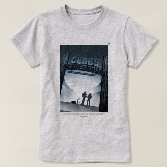 T-shirt Circuit touristique spatial de Ceres Fantasy (Design devant)