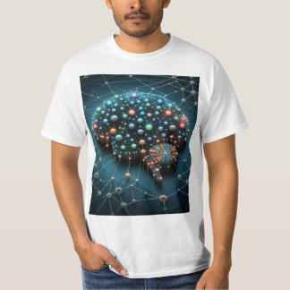 T-shirt Circuitrie de la pensée Sagesse tissée du cerveau