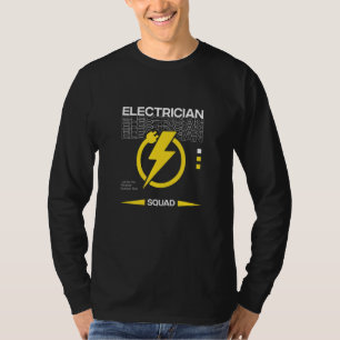 T-shirt Circuits de tension électro électriciens artisans