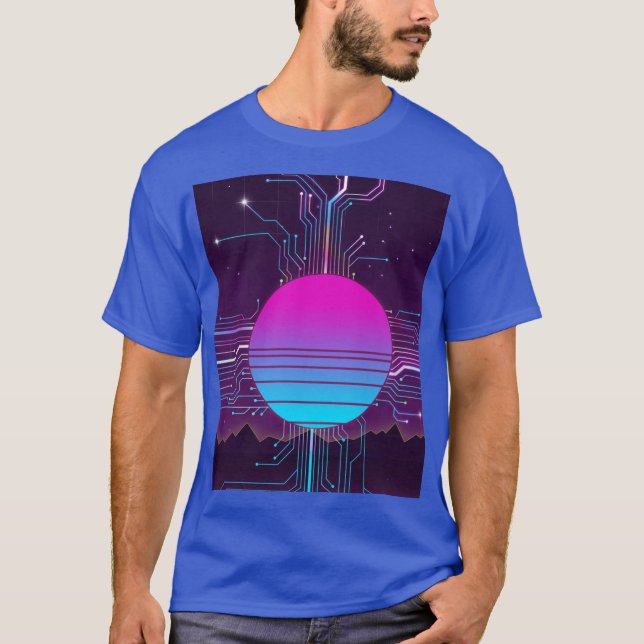 T-shirt Circuits du Soleil Vaporwave (Devant)