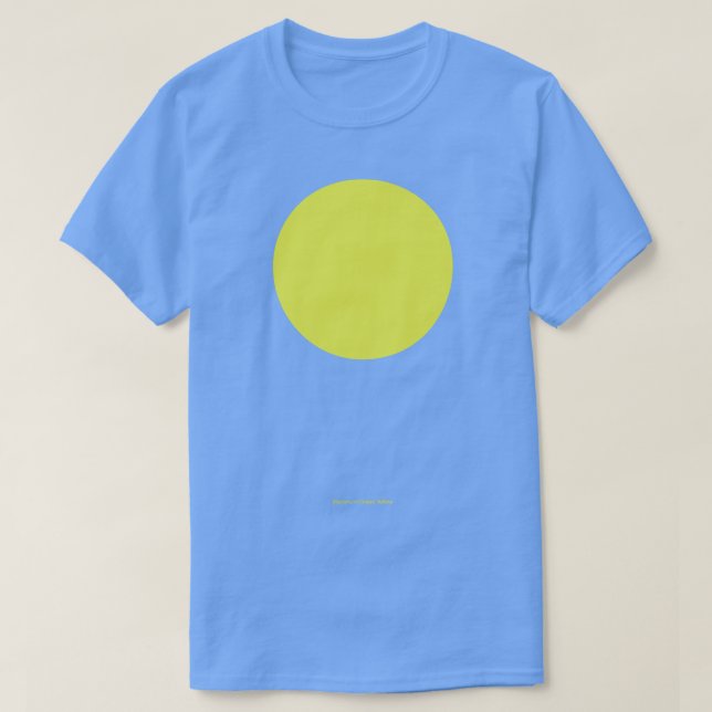 T-shirt Circulaire Crayola Vert maximal Jaune (Design devant)