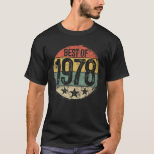 T-shirt Circulaire Retro Best Of 1978 43E Anniversaire 43