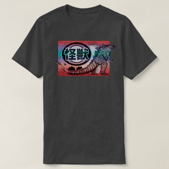 T-shirt Circulaire Vintage Kaiju (Design devant)