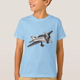 T-shirt Circulaire vintage : Noir et blanc
