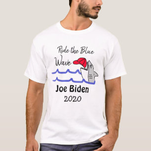 T-shirt Circuler dans la vague bleue Vote démocrate Joe Bi