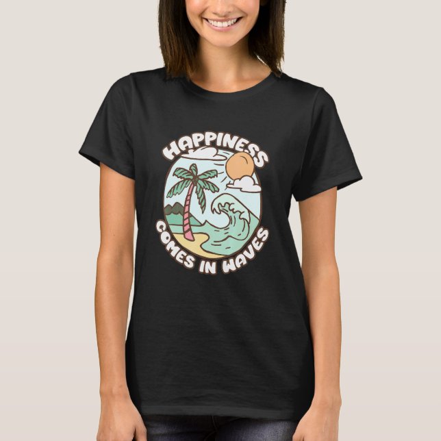 T-shirt Circuler Dans Les Vagues À La Chasse Des Vagues Su (Devant)