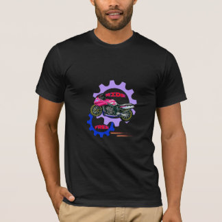 T-shirt Circulez gratuitement et en toute sécurité à moto