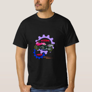 T-shirt Circulez gratuitement et en toute sécurité à moto