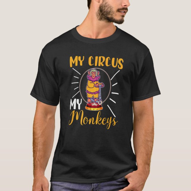 T-shirt Circus For Kids My Circus  My Monkeys (Devant)