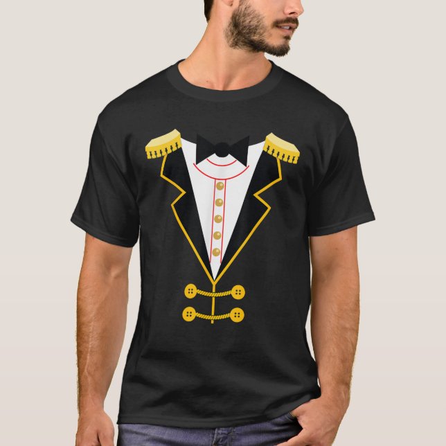T-shirt Circus Ringmaster Costume Carnival Theme Halloween (Devant)