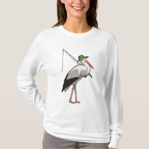 T-shirt Cire à la pêche avec canne à pêche