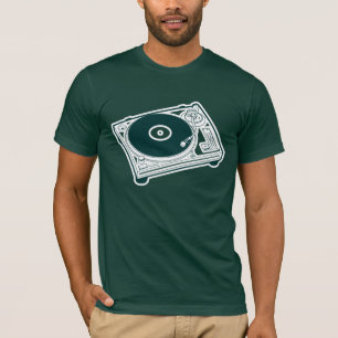 T-shirt Cire à l'ancienne (platine tourne-disque)