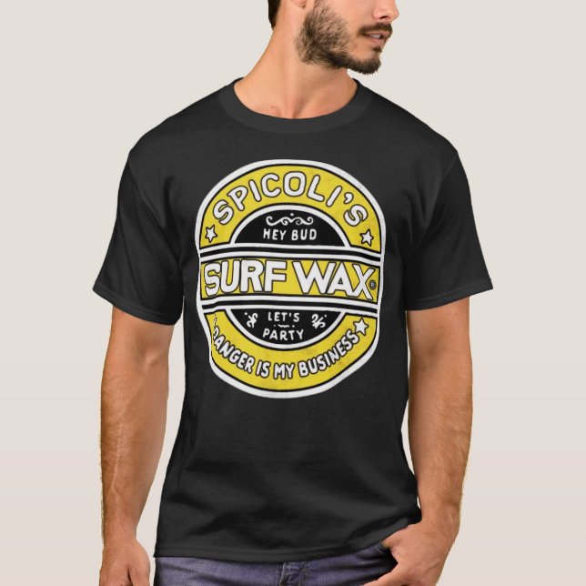 T-shirt Cire de surf de Spicoli (Devant)