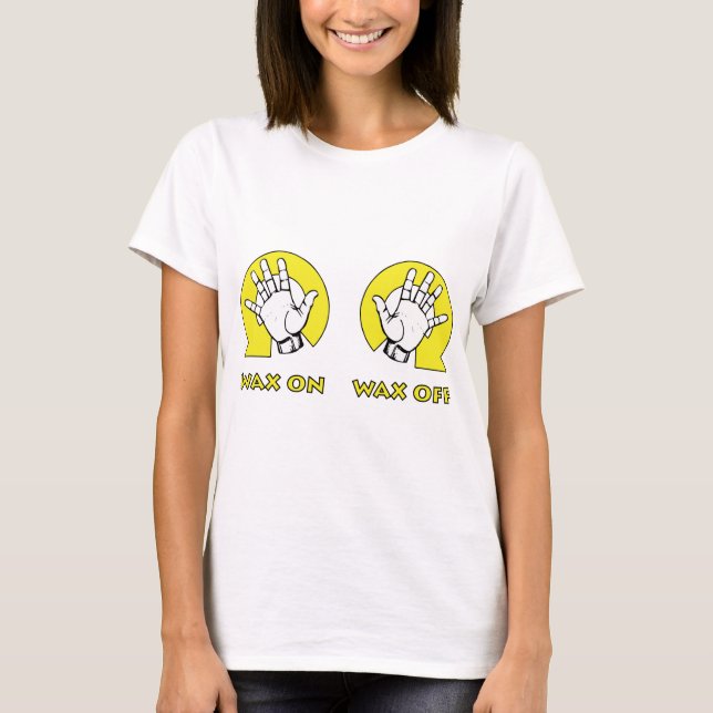 T-shirt Cire sur la cire (Devant)
