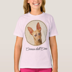 T-shirt Cirneco dell’Etna Peinture - Cute Original Chien A