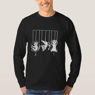 T-shirt Cirque Aerialist Cat Aerial Silk Yoga Gymnaste